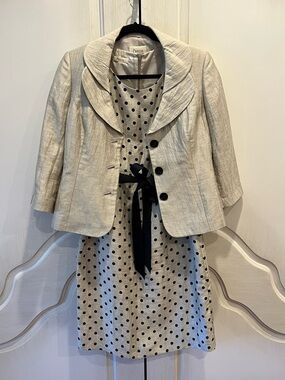 Precis Polka Dot Dress with Matching Jacket